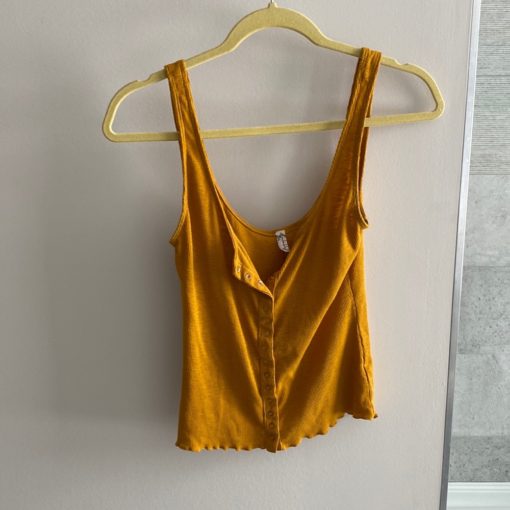 Light button up tank top - never worn!